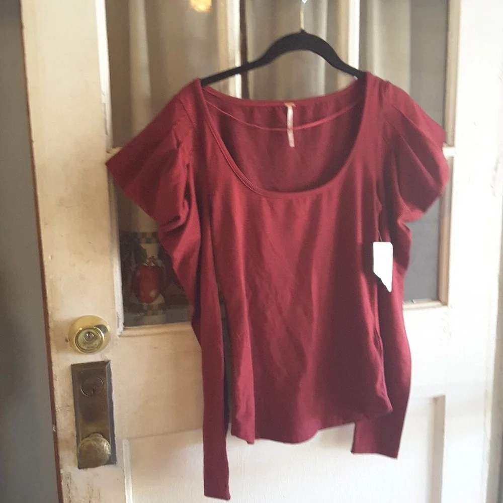 Nwt  free  people stripe top